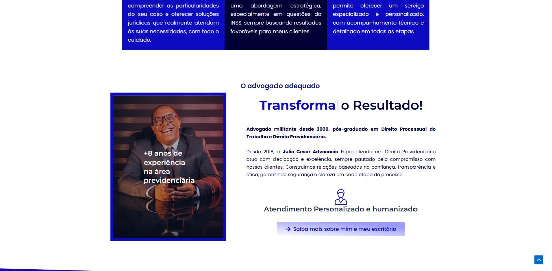 Site Julio Cesar Advocacia
